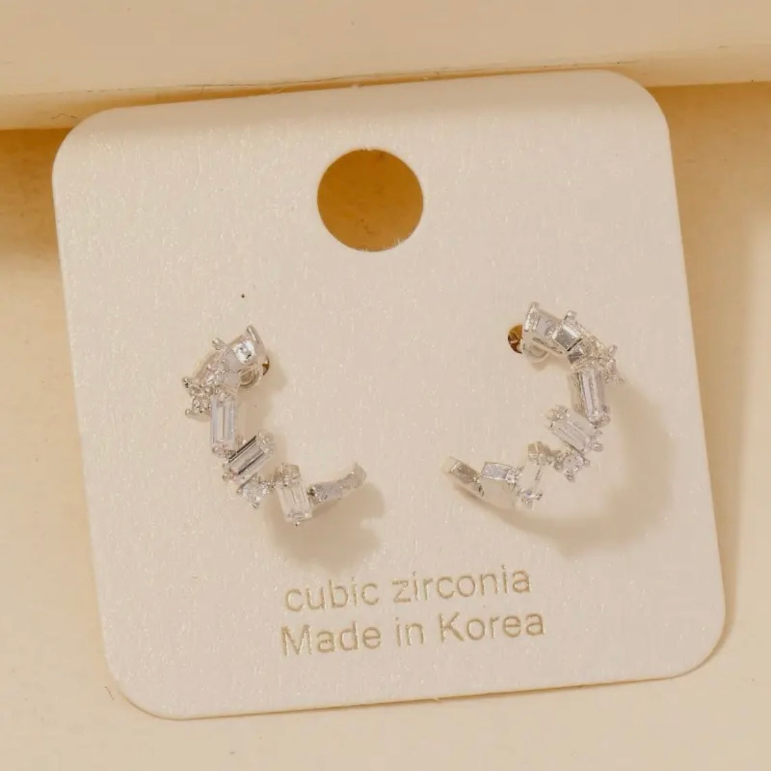 Mixed CZ Studs