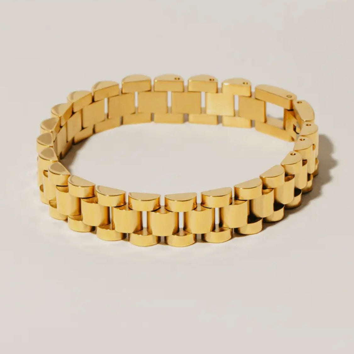 Gold Watch Chain Bracelet