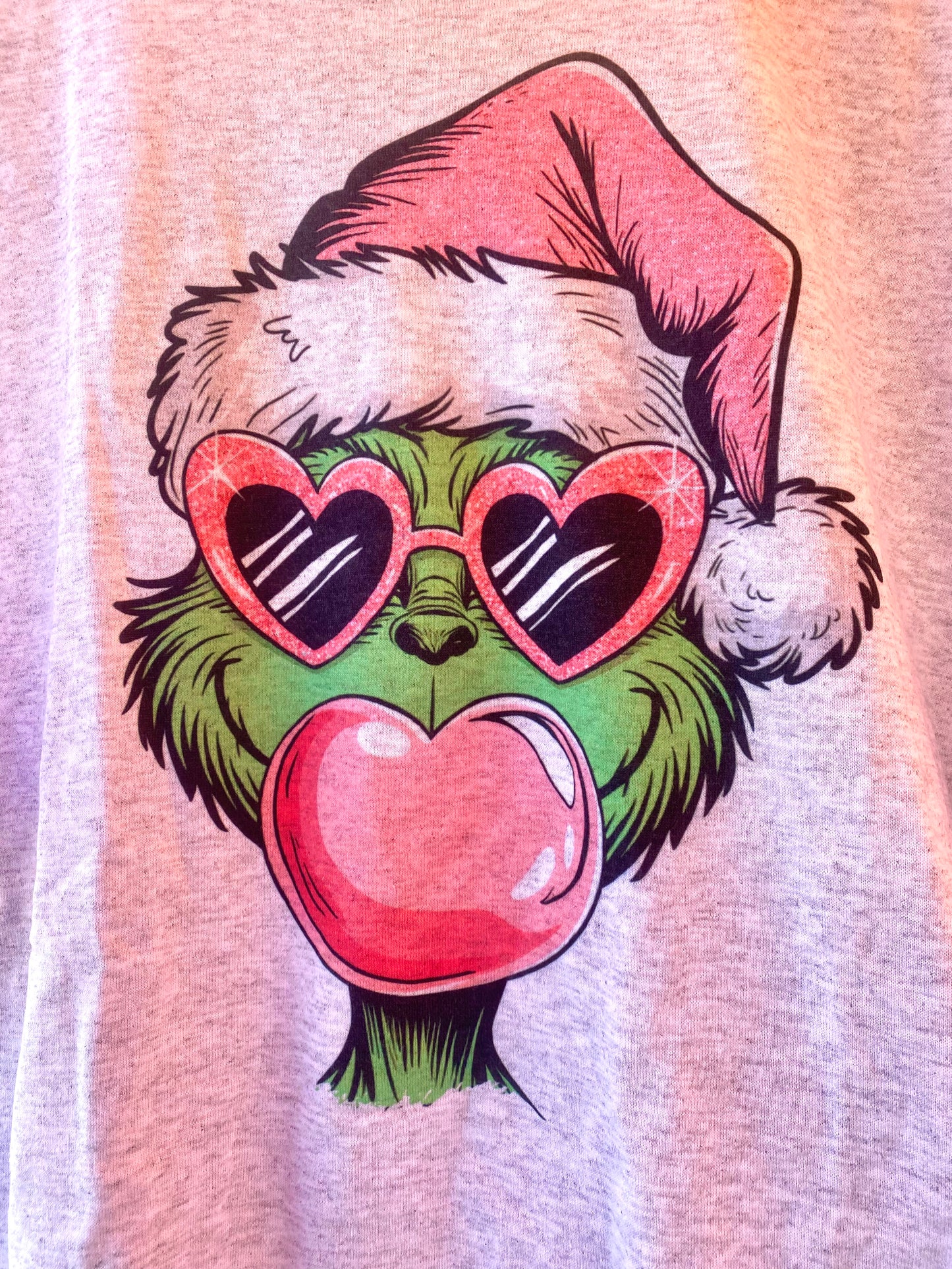Sassy Bubblegum Grinch Tee