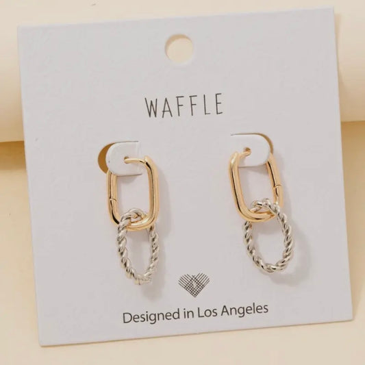 Braided Chain Earrings