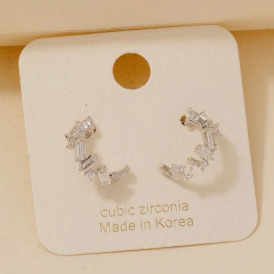 Mixed CZ Studs