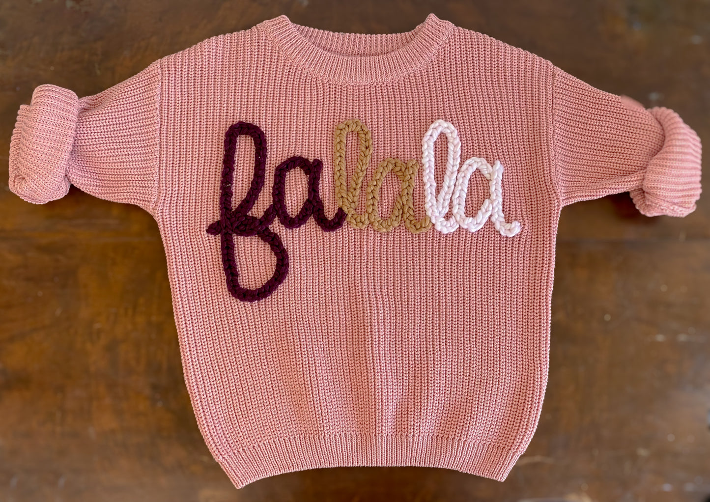 FaLaLa Sweater Baby Pink