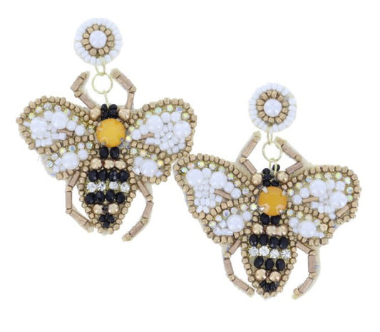 Bee Bead Earrings