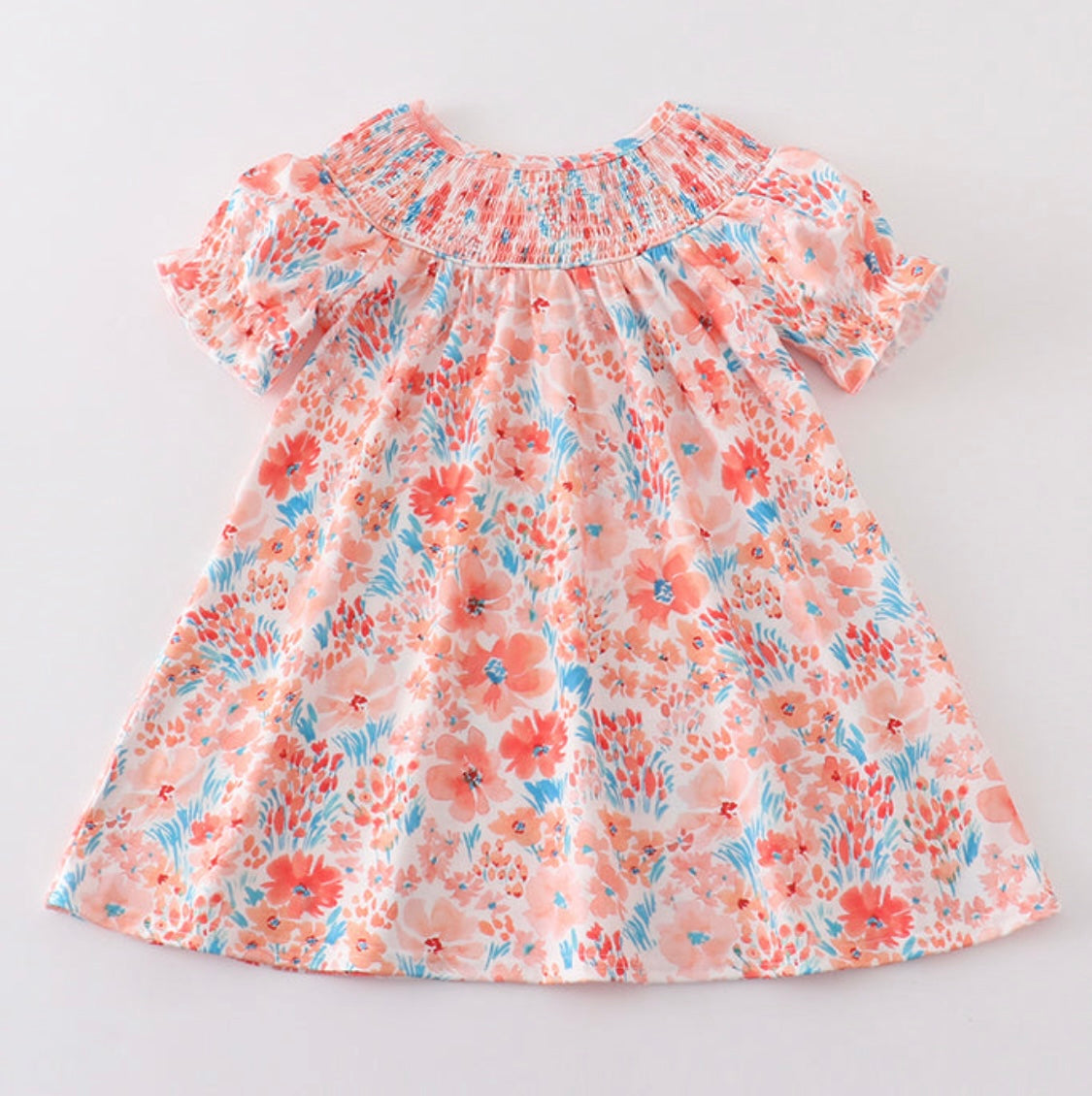 Floral Smocked Dress