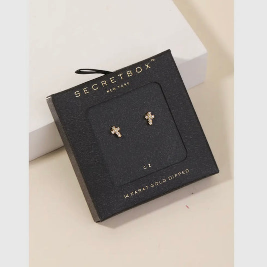 Mini Cross Studs