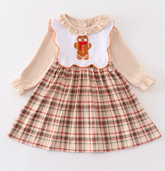 French Knot Gingerbread Dress set