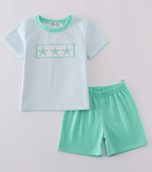Starfish Shorts Set
