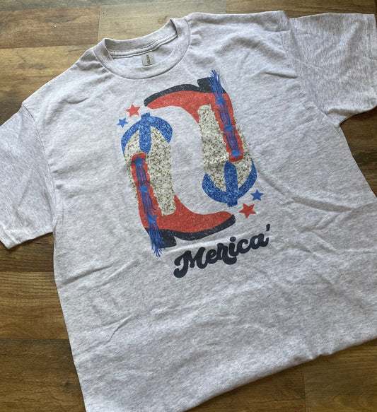 Merica Boots Tee