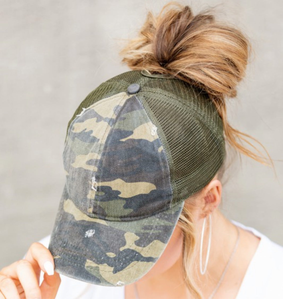 Camo Pony Hat